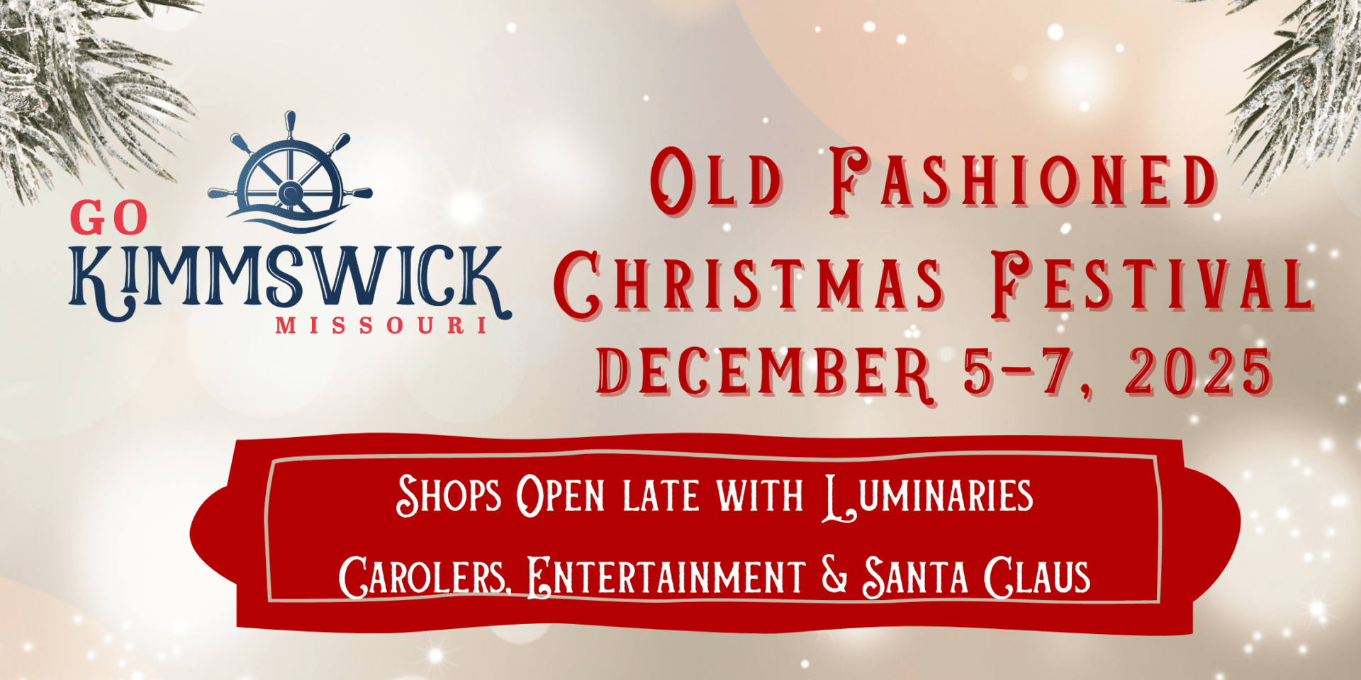 Old Fashioned Christmas Festival December 2-4